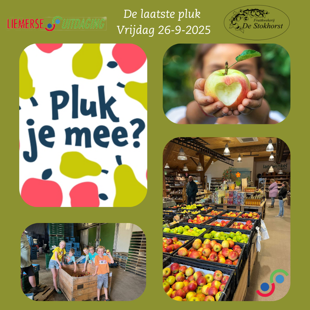 Doe mee met De Laatste Pluk! Als fruitteler, bedrijf of vrijwilliger op 26-9-2025
